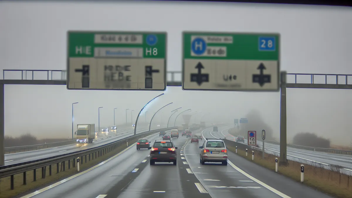 Blitzer A 28, km 71,650, Fahrtrichtung Leer