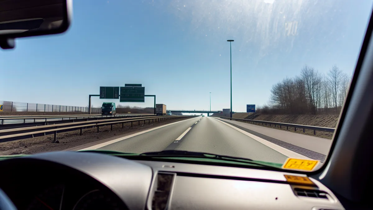 Abstandsblitzer A30 Osnabrück, km 74.024, Fahrtrichtung Hannover